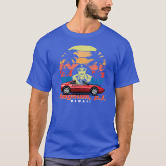 T-shirt Magnum PI Retro family