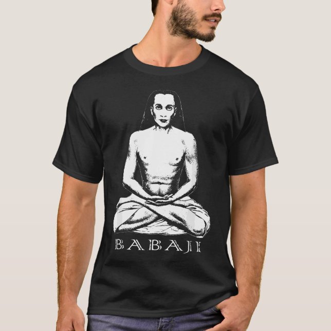 T-shirt Mahavatar Babaji Guru Méditation Maîtrise Ascendée (Devant)