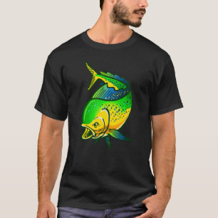 T-shirt Mahi Mahi Pêche Dorado Pêcheur Ventilateur de pêch