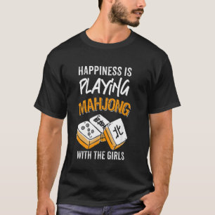 T-shirt Mahjong - Le bonheur est de jouer au Mahjong