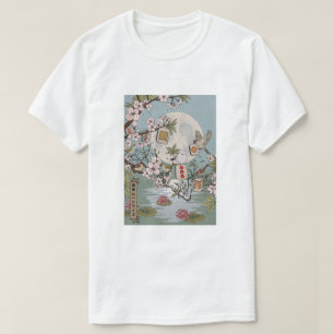 T-shirt Mahjong Lever de lune