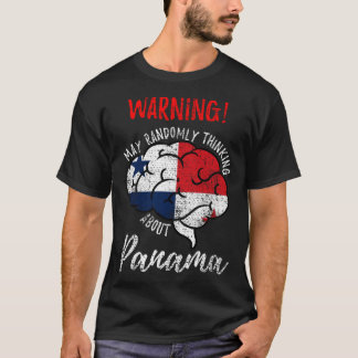 T-shirt Mai Aléatoirement En Pensant Au Vieux Panaméen De