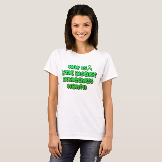 T-shirt Mai est la chemise du Mois de sensibilisation à la (Devant entier)