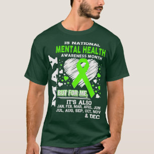 T-shirt Mai est le mois de la sensibilisation à la santé m