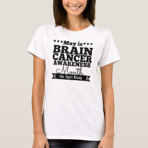 T-shirt Mai est mois de conscience de cancer du cerveau