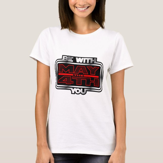 T-shirt Mai le 4ème soit avec vous ! (Devant)