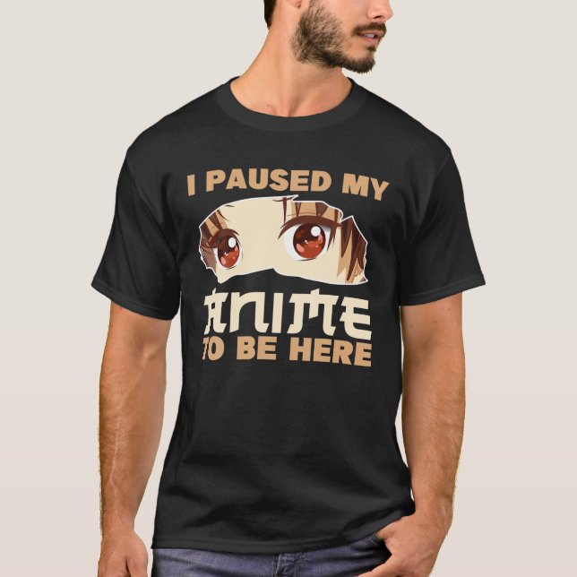 T-shirt Mai Parler Spontanément de Anime Anime Japonais (Devant)