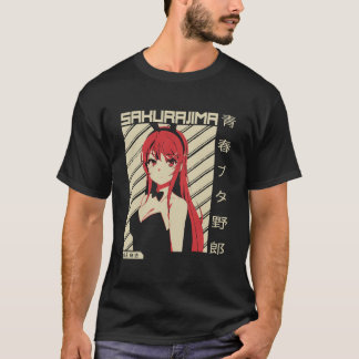 T-shirt Mai Sakurajima - Rascal Ne Rêve Pas De Bunny Gi