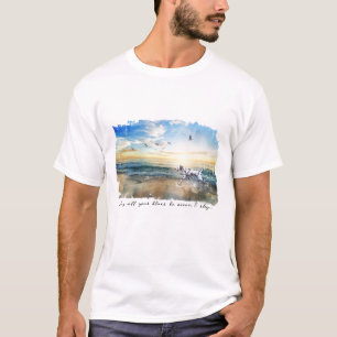 T-shirt Mai tous vos bleus soient Dalmate d'océan et de