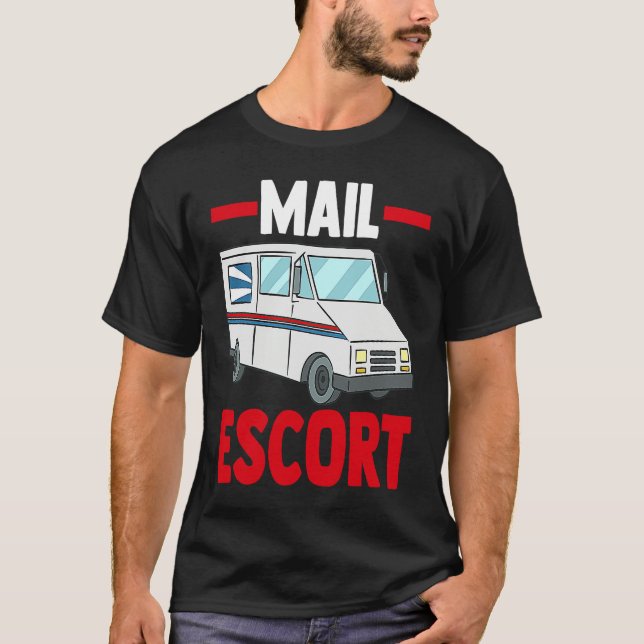 T-shirt Mail Carrier Postman Mailman Postal Worker Mail Es (Devant)