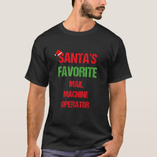 T-shirt Mail Machine Operator Funny Pajama Christmas