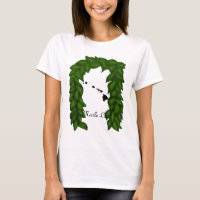 Maile Lei avec la chemise d'île hawaïenne