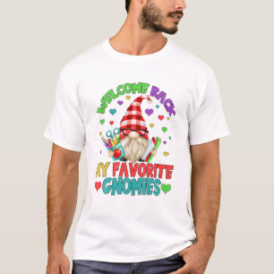 T-shirt Maillée Enseignante Gnome Femmes Pour Le Thé De L'
