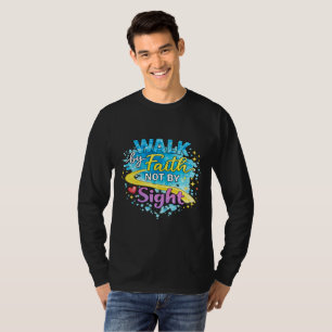 T-shirt Maillot à manches longues « Marcher par la foi et