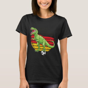 T-shirt Maillot allemand Dino Trex Soccer Allemagne Drapea