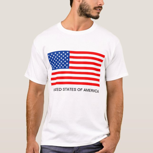 T-shirt maillot américain (Devant)