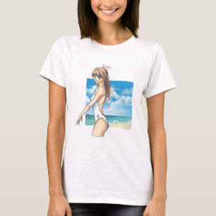 T-shirt Maillot de bain blanc