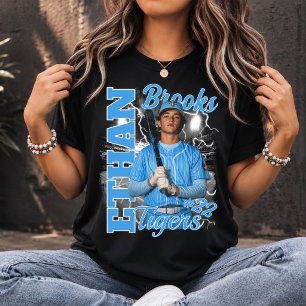 T-shirt Maillot de baseball personnalisé pour maman, style