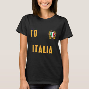 T-shirt Maillot de foot Italie Équipe de Footbyll Italia A