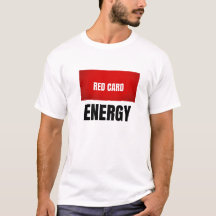 Maillot de football à énergie carte rouge
