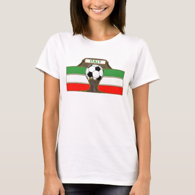 T-shirt maillot de football italien (Devant)