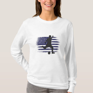 T-shirt Maillot de footballeur de la sélection américaine