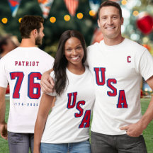 Maillot de hockey USA pour le 250e anniversaire de