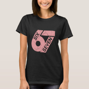 T-shirt Maillot de joueur n°67 rose et blanc uniforme #67