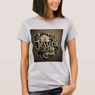 T-shirt maillot de nom jessica
