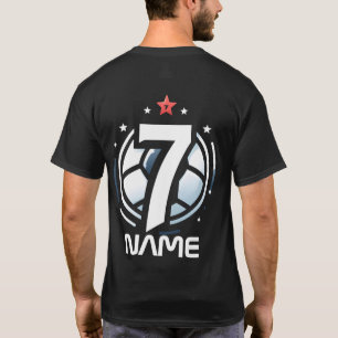 T-shirt maillot GOAT numéro 7 personnalisé