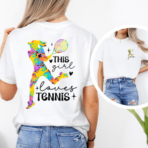 T-shirt Maillot Graphique d'Équipe de Tennis Féminin Perso