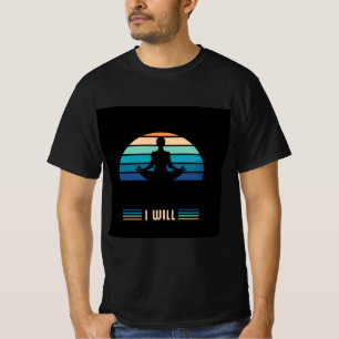 T-shirt maillot positif pour le coucher de soleil