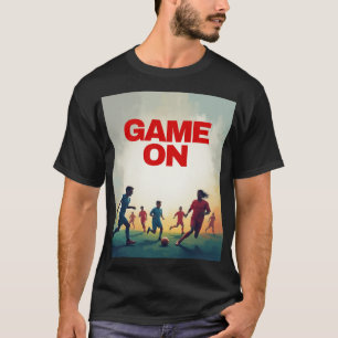 T-shirt "Maillots de foot rétro vintage Game On"