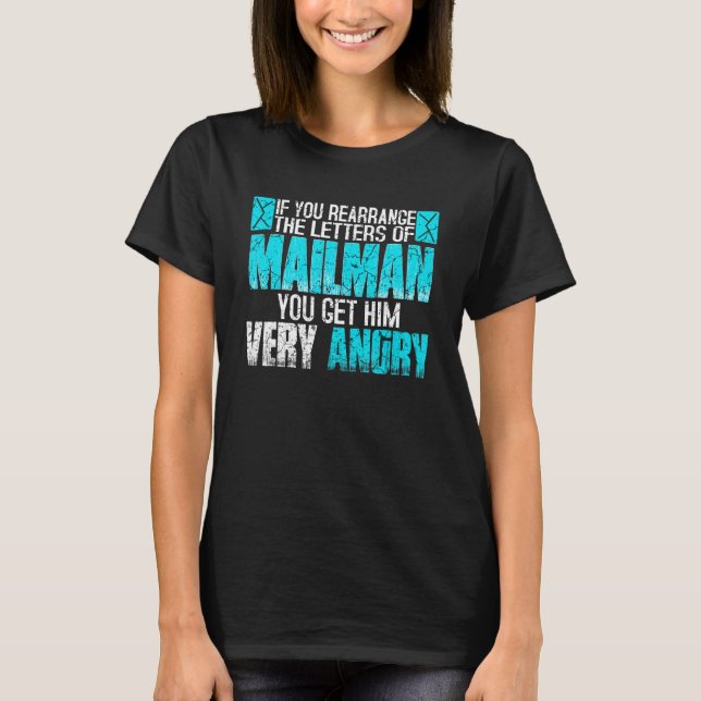 T-shirt Mailman Postman Postal Worker 12 (Devant)