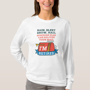 T-shirt Mailman Retraite Travailleur Postal Retraité