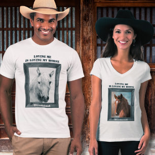 T-shirt M'aimer c'est aimer mon cheval