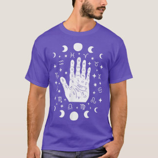 T-shirt Main d'astrologie - Sorcière gothique Machine Occu