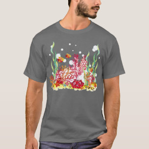 T-shirt Main de corail tirée