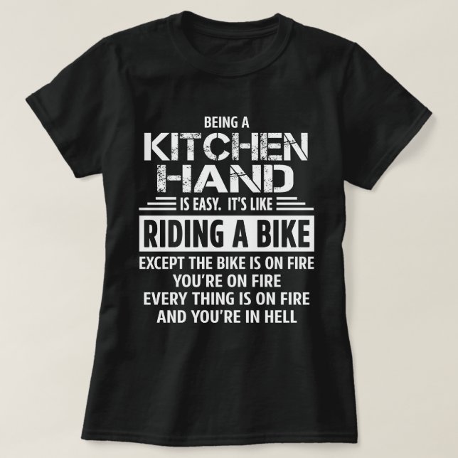 T-shirt Main de cuisine (Design devant)