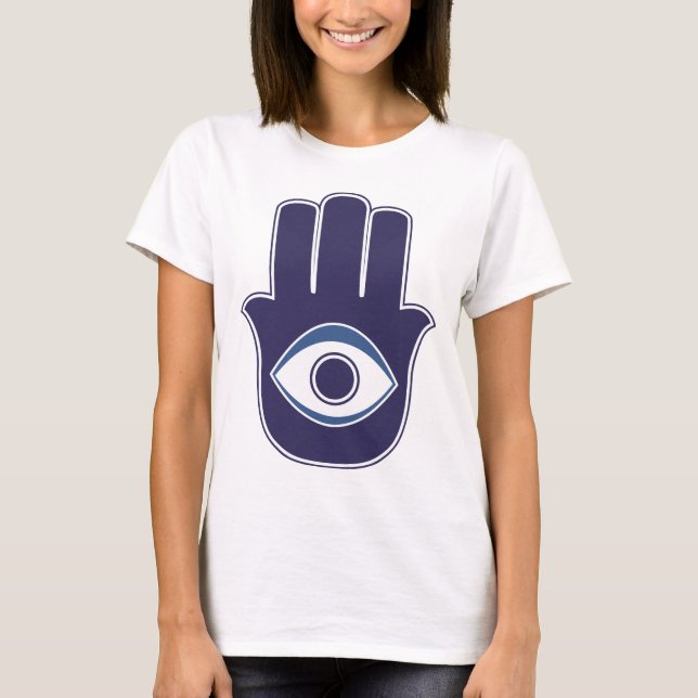 T-shirt Main de Hamsa/Khamsa de Fatima/d'amulette/de (Devant)