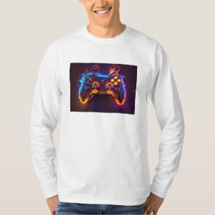 t-shirt main de la station de jeu