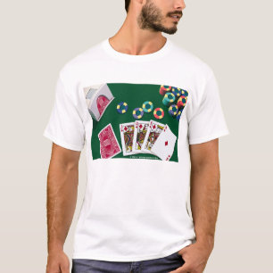 T-shirt Main de poker