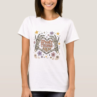 T-shirt Main de squelette Boho Halloween