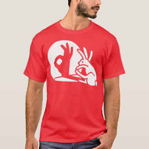 T-shirt Main d'ombre de lapin OK Symbole italien Ok pico b