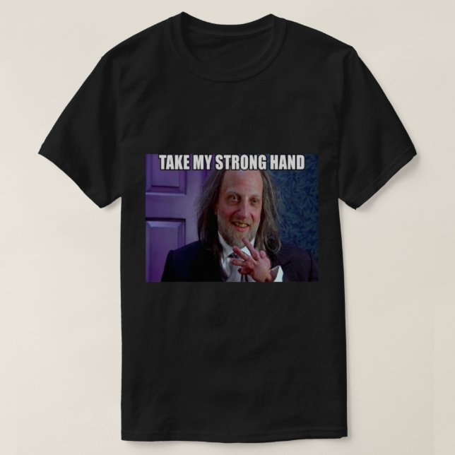 T-shirt Main forte du film effrayant (Design devant)