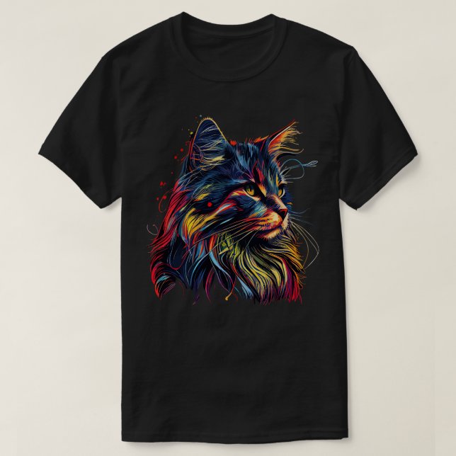 T-shirt Maine Coon (Design devant)