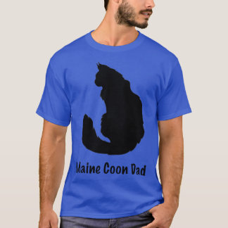 T-shirt Maine Coon Cat Gift Maine Coon Dad Shirt Maine Coo