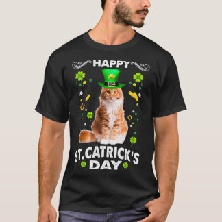 T-shirt Maine Coon Chat Happy St Catricks Day St patrick D