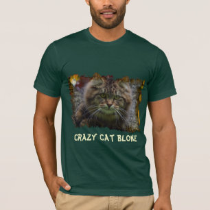 T-shirt Maine Coon Fluffy Kitty Cat-lover Bloke (Homme) Te