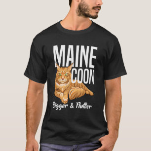 T-shirt Maine Coon plus gros Fluffier Maine Coon Cat